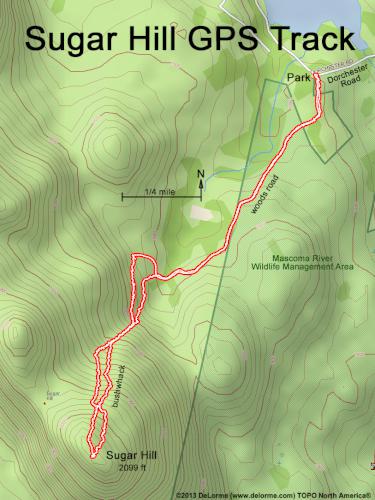 Sugar Hill gps track