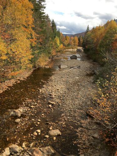 Zealand River in September near Middle Sugarloaf Mountain in New Hampshire