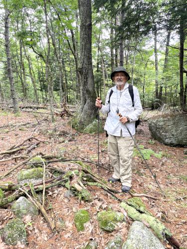 Dick in August on Sulphur Hill in southwest NH