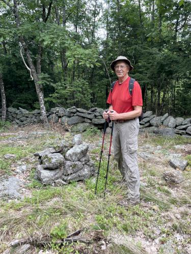 Fred on Campbell Mountain in August near Sulphur Hill in southwest NH