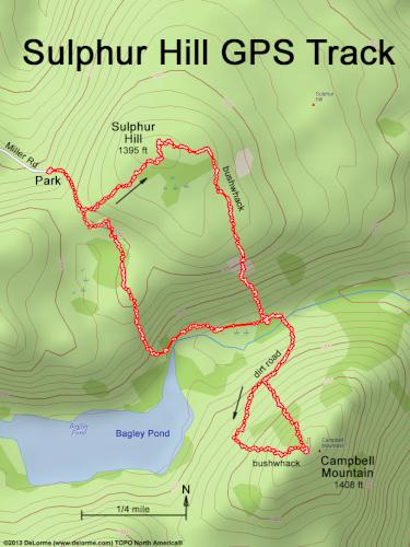 Sulphur Hill gps track