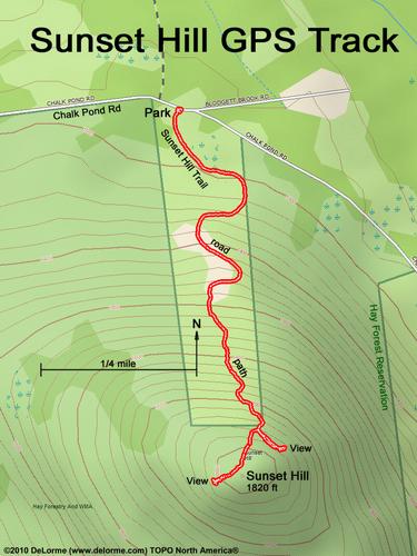 Sunset Hill gps track