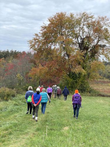 trail in October at Surrenden Farms in northeast MA