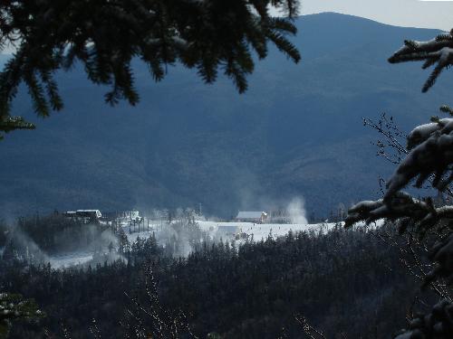 Waterville Valley Ski Area as seen from Mount Tecumseh in New Hampshire