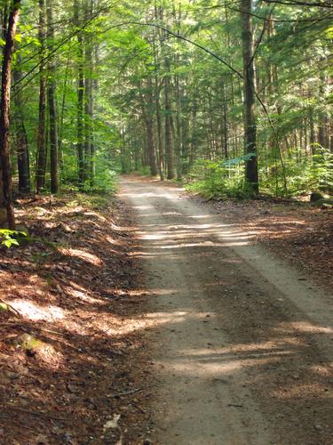 Reservoir Road on the way to Tufts Mountain in southwestern New Hampshire