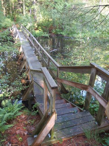 bridge at Unkety Woods in northeastern Massachusetts