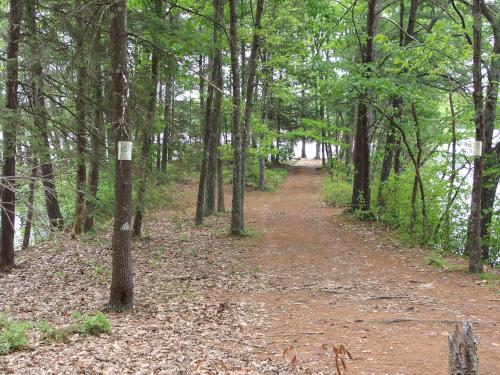 peninsula at Westside Trail in Pepperell in Massachusetts