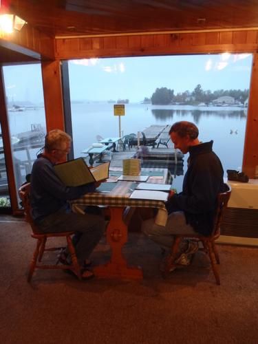 diners at The Black Frog in Greenville in Maine