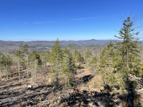 view in November from the col beside Windsor Mountain in southwest New Hampshire