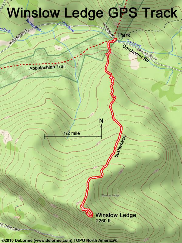 Winslow Ledge gps track