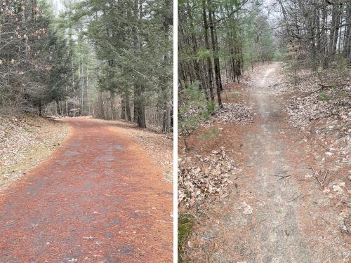 trails in March at Yudicky Farm in Nashua NH