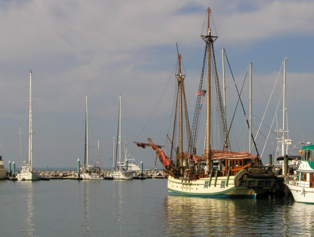 ancient boat at Key West, Florida, in February 2002