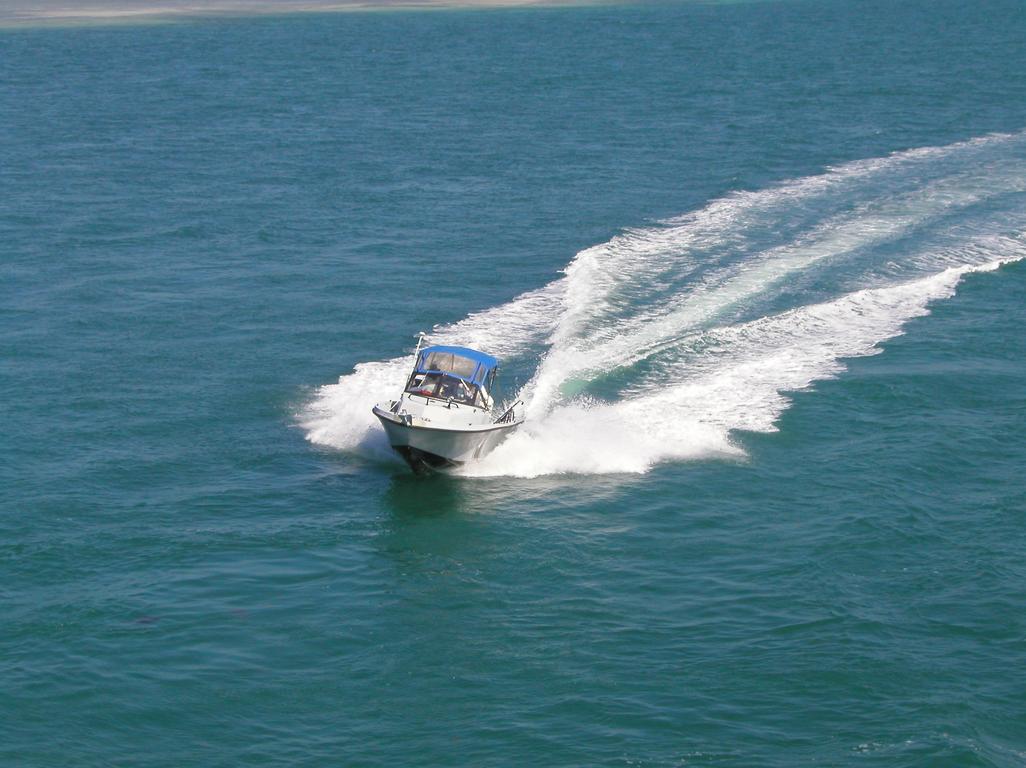 speedboat at Key West, Florida, in February 2002