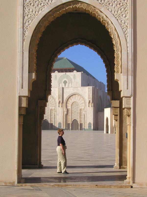 Hassan II Mosque at Casablanca in Morocco