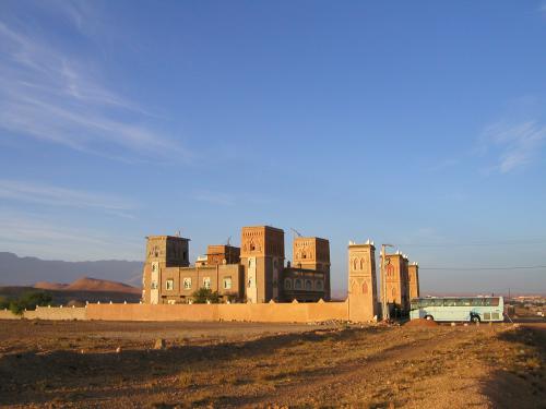 ancient fortified city in October 2002 near Fes, Morocco