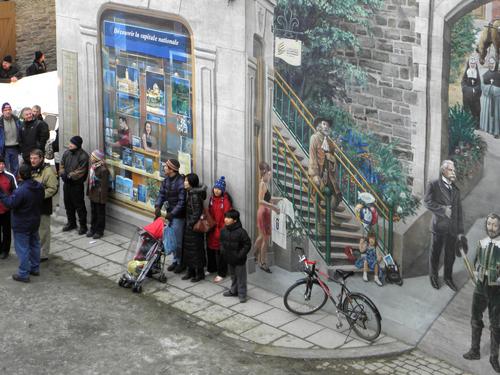 street scene in Quebec City