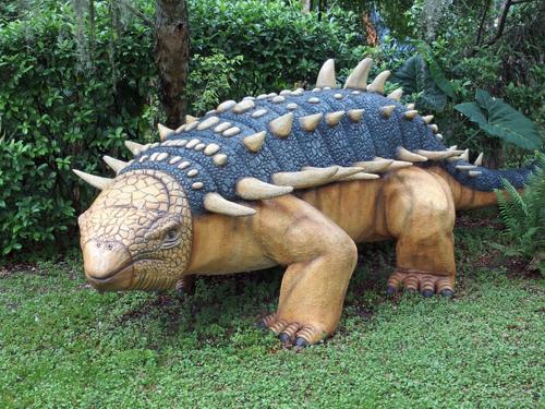 Hylaeosaurus inside Dinosaur World at Plant City in Florida