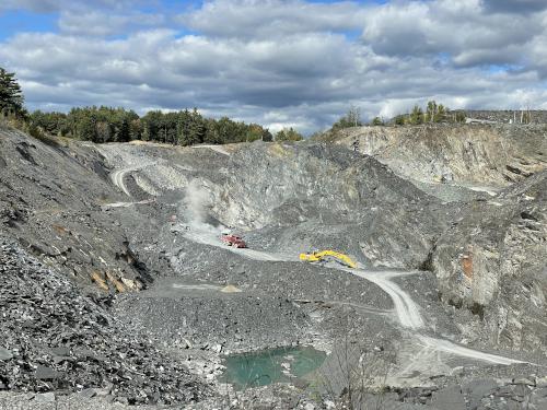 slate tour in October at Newmont Slate Company in Vermont